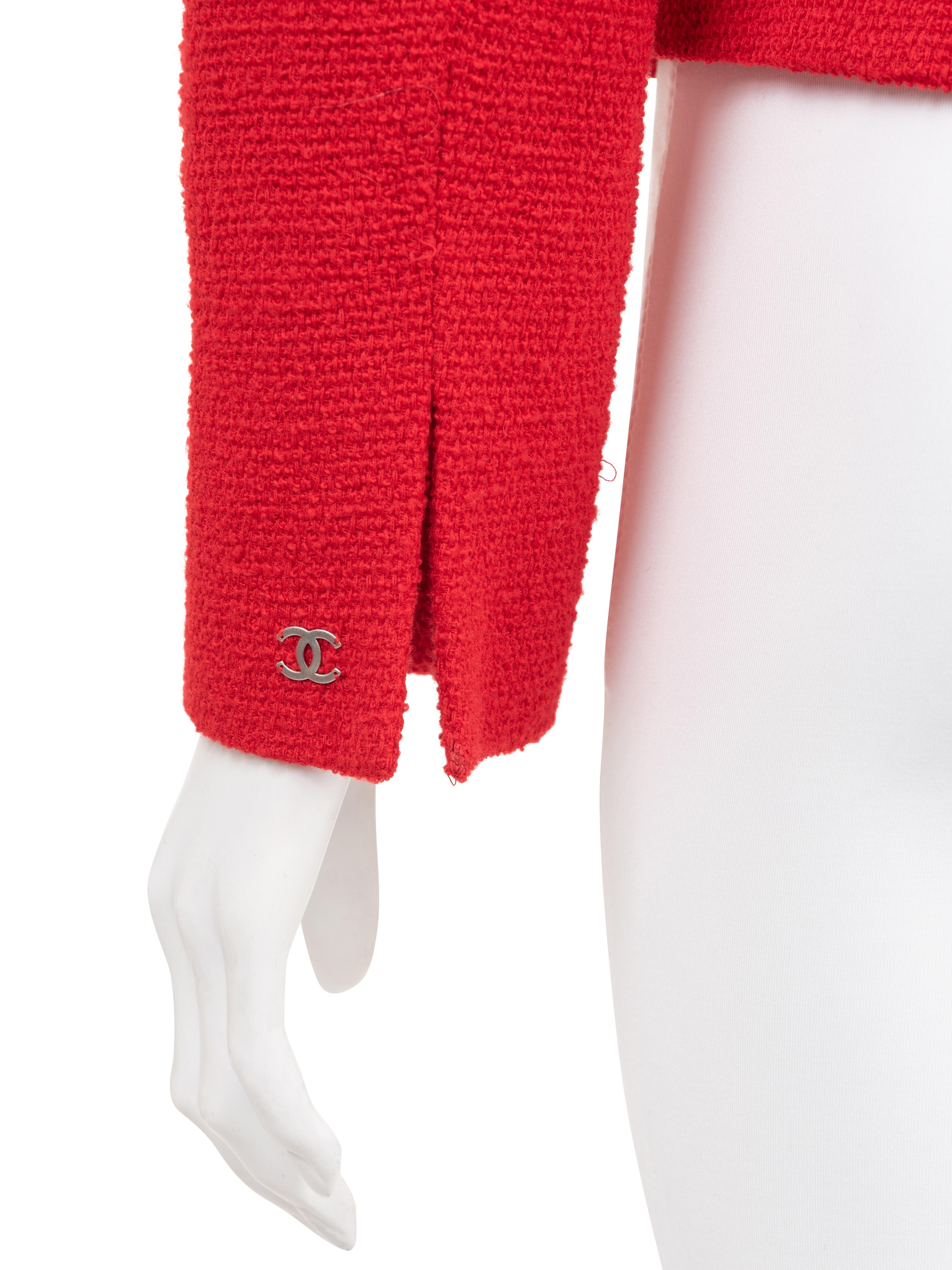 Chanel Wool Zip-Front Jacket, Fall 2000