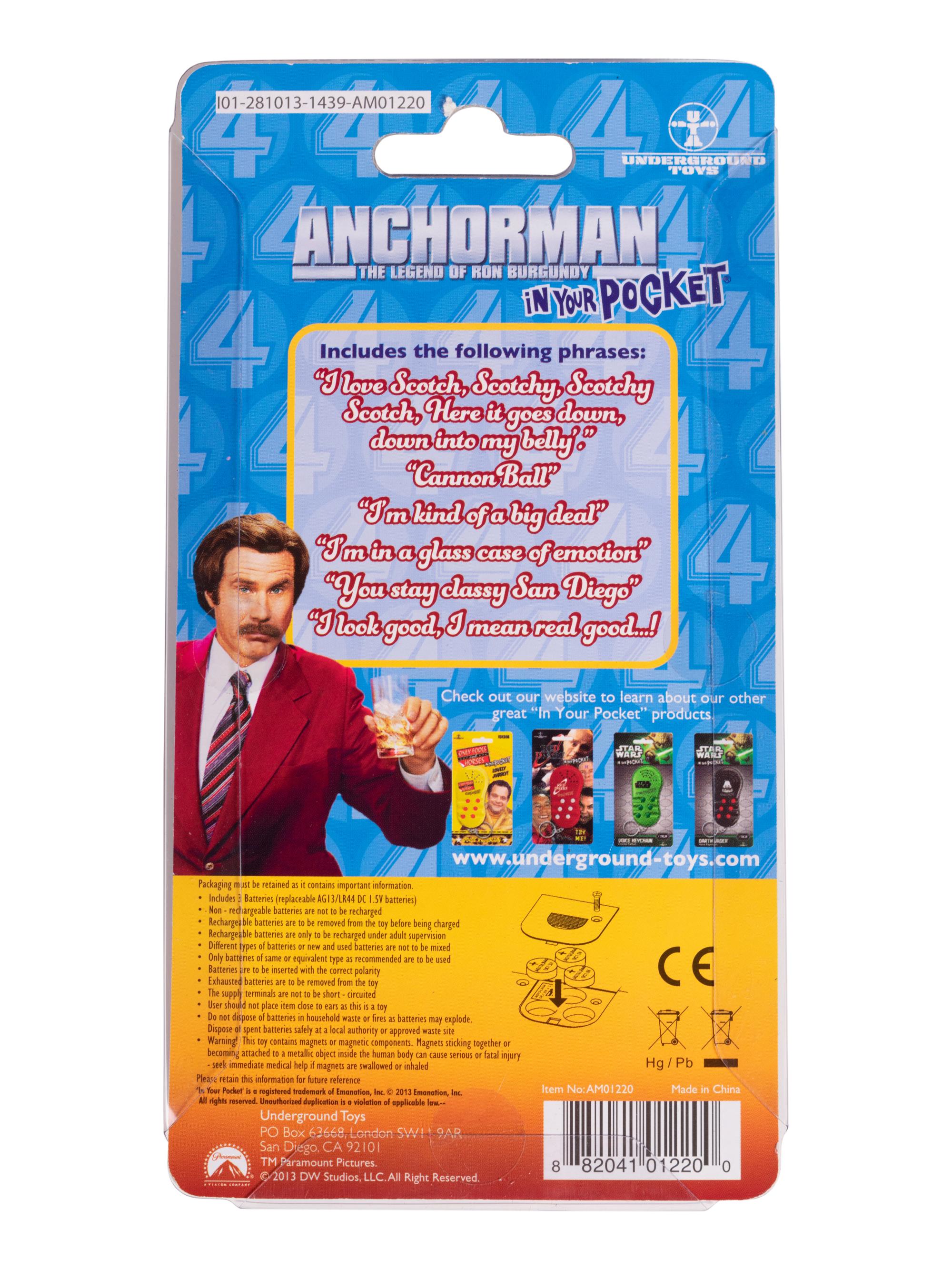 (Celebrity Memorabilia) FERELL, Will (1967). A group of approximately 68 items from Anchorman and Anchorman 2: The Legend Continues (Apatow Productions: 2004 and 2014), comprising: