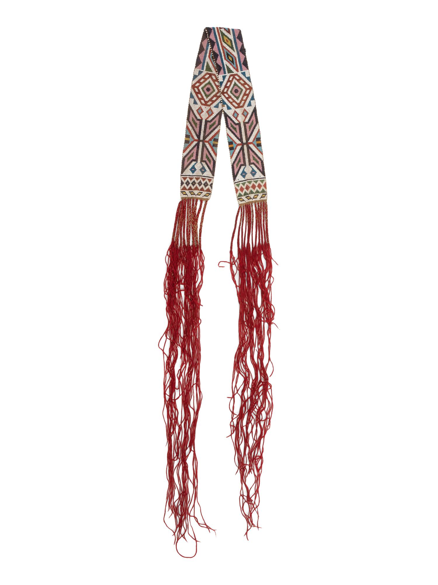 Anishinaabe Loom Beaded Sash