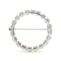 DIAMOND CIRCLE BROOCH
