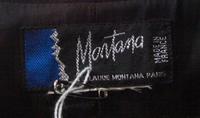 A Claude Montana Black Tuxedo Jacket,