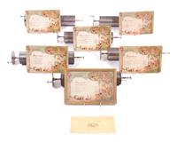 A Swiss Interchangeable Cylinder Music Box Height overall 40 1/2 x width 42 x depth 23 1/2 inches. — MERMOD FRERES
