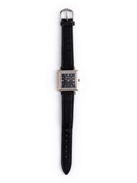 BULOVA, 14K WHITE GOLD AND DIAMOND WRISTWATCH