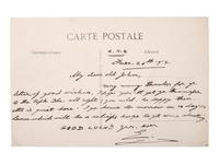 [ROYALTY]. WINDSOR, Edward, Duke of (1894-1972). Autograph postcard signed ("E"), as Prince of Wales, to "My dear old John." G.H.Q., 26 December 1914.