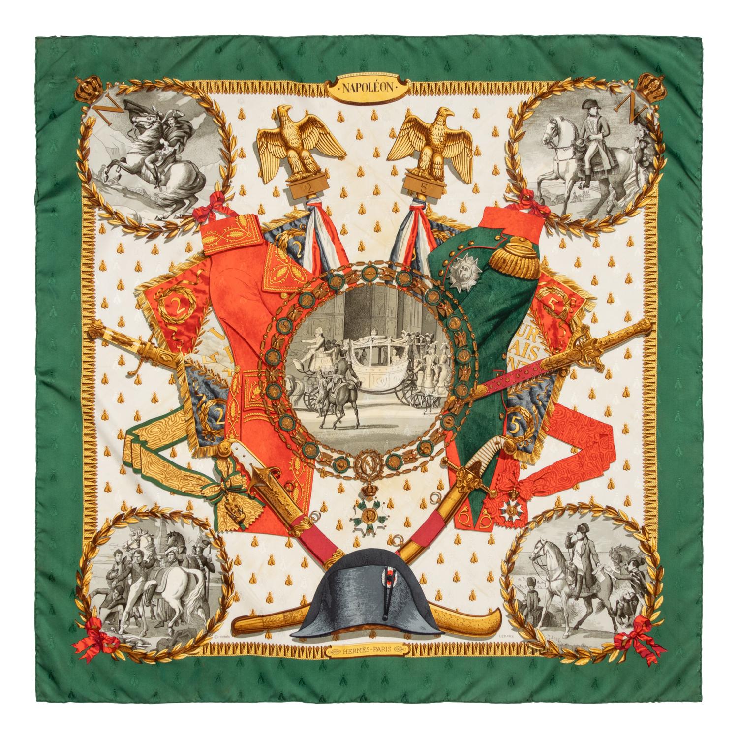 Hermès, Three 90cm Scarves
