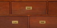 A British Colonial Brass Mounted Campaign Style Dresser — 20th Century