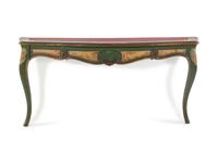 A Louis XV Style Painted Console Table