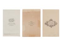 [LINCOLN, Abraham (1809-1865)]. 3 CDVs of Lincoln, incl. profile portrait by BRADY.