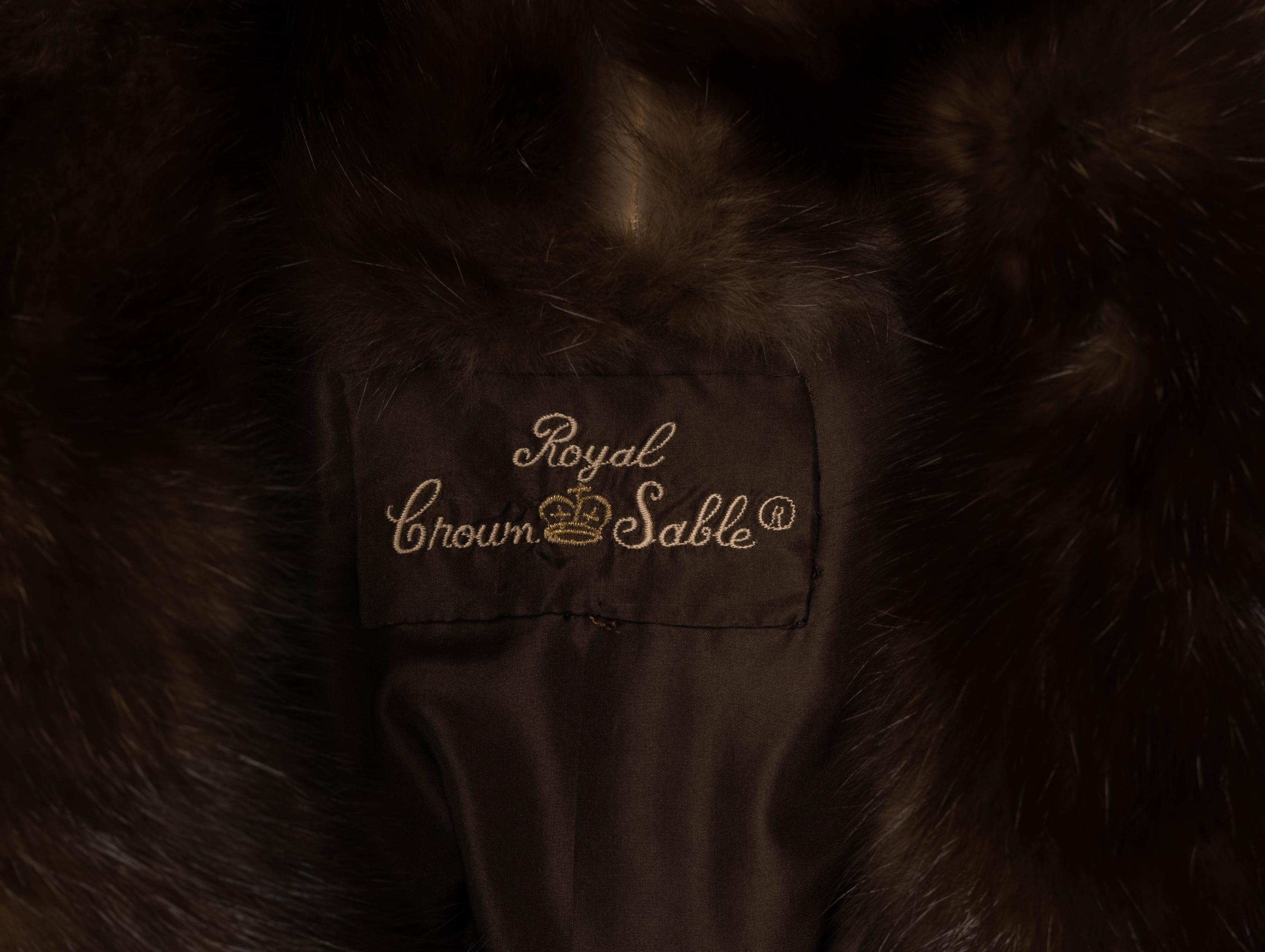 A Full-Length Sable Fur Coat