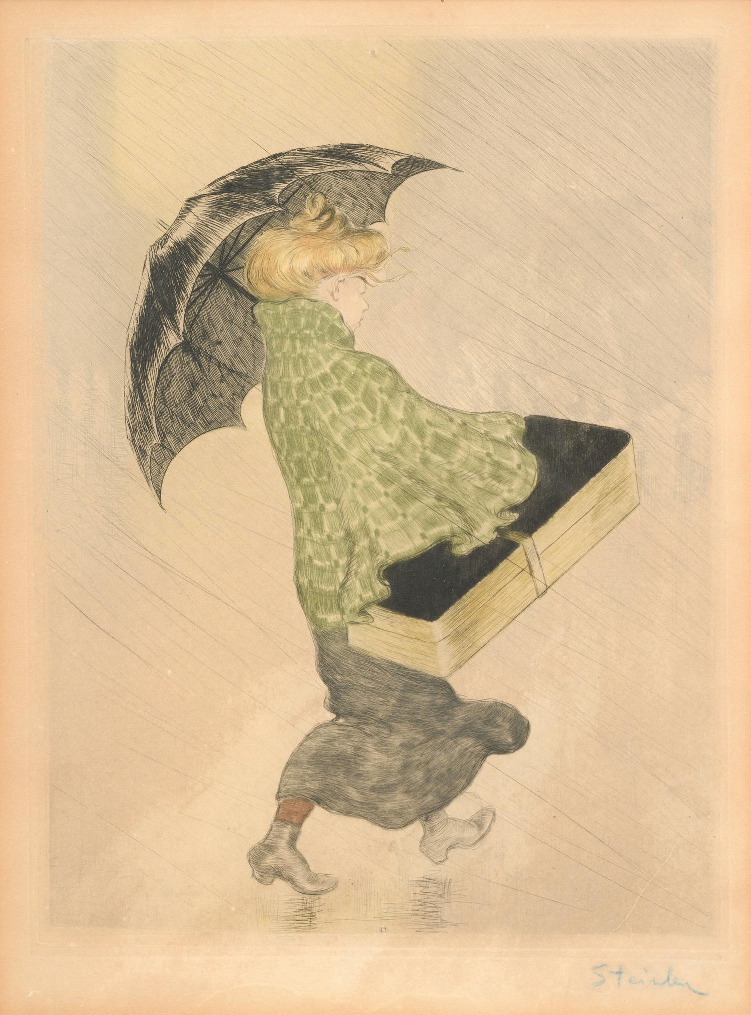 Trottin sous la pluie (Delivery Girl in the Rain)