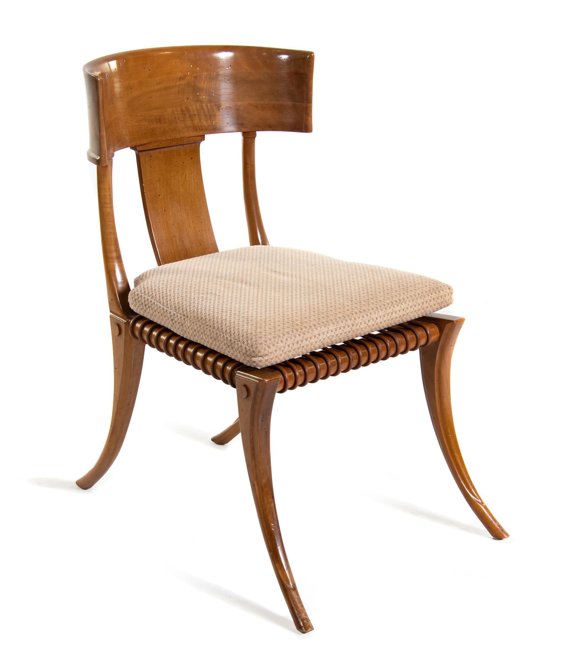 Set of Four Klismos Chairs Saridis of Athens, Greece