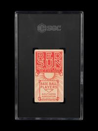 A 1910 Red Sun Cigarettes T211 E. (Gene) De Montreville Baseball Card (SGC 1.5 FAIR)