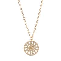 Phillips House, Yellow Gold and Diamond Pendant Necklace