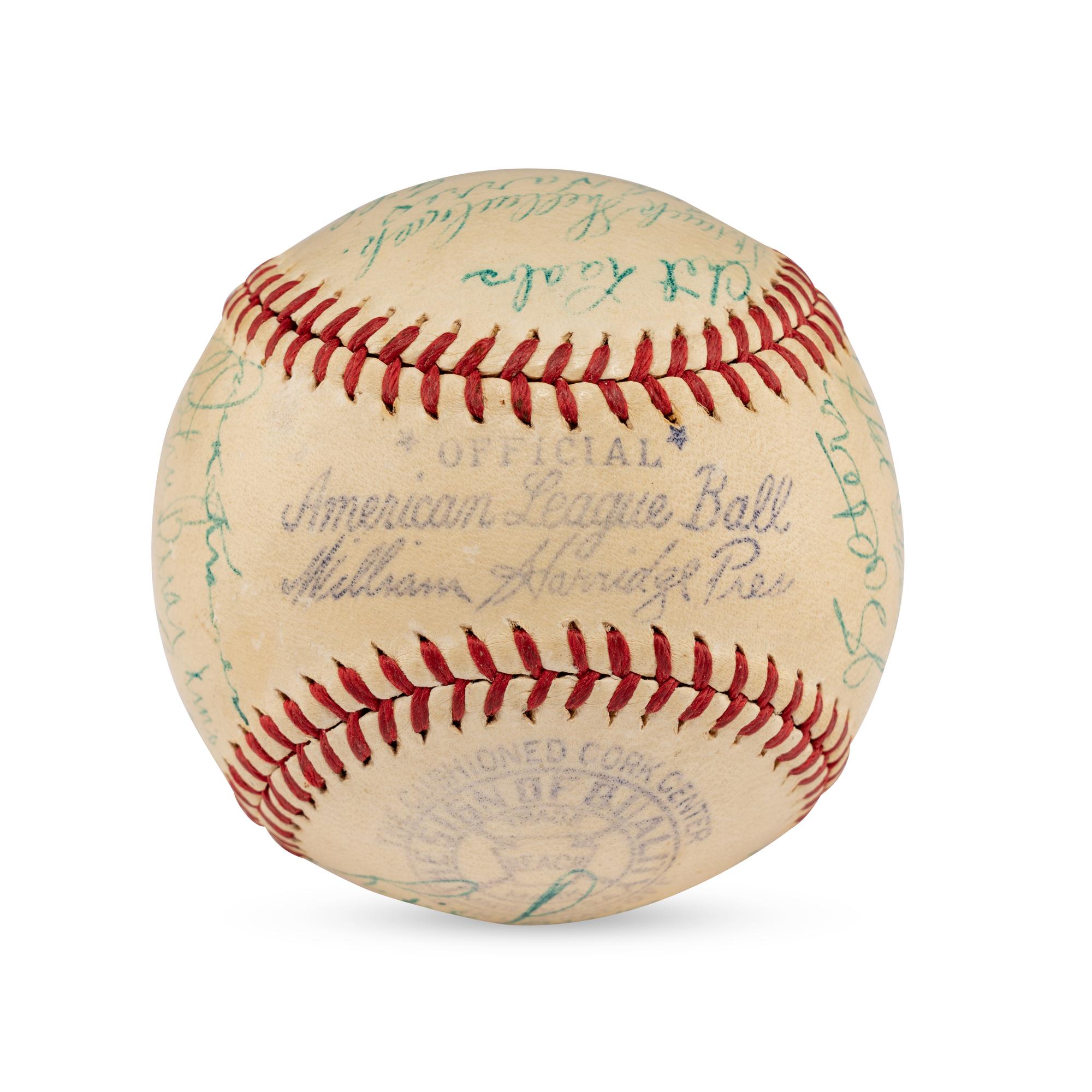 A 1939 St. Louis Browns Team Signed Autograph Baseball (Beckett Authentication Services)