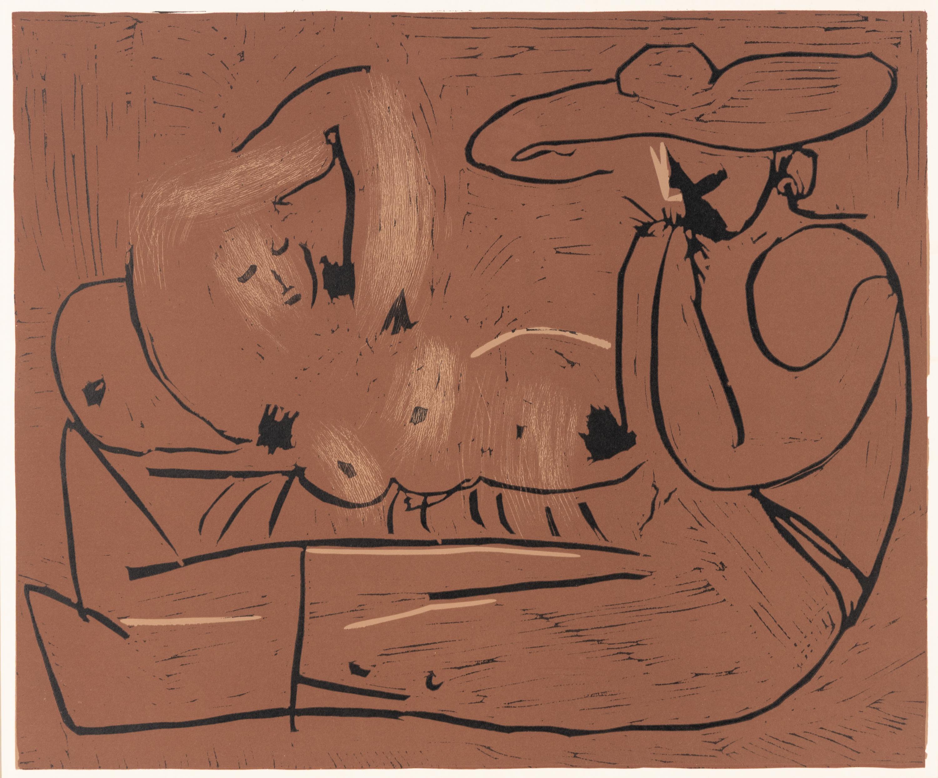 Pablo Picasso (Spanish, 1881–1973) — L'Aubade, avec Joueur d'Harmonica , 1959