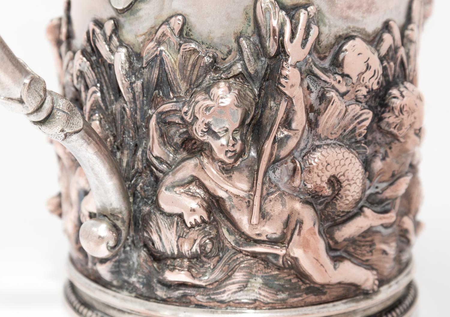 An English Silver-Plate Drinking Mug