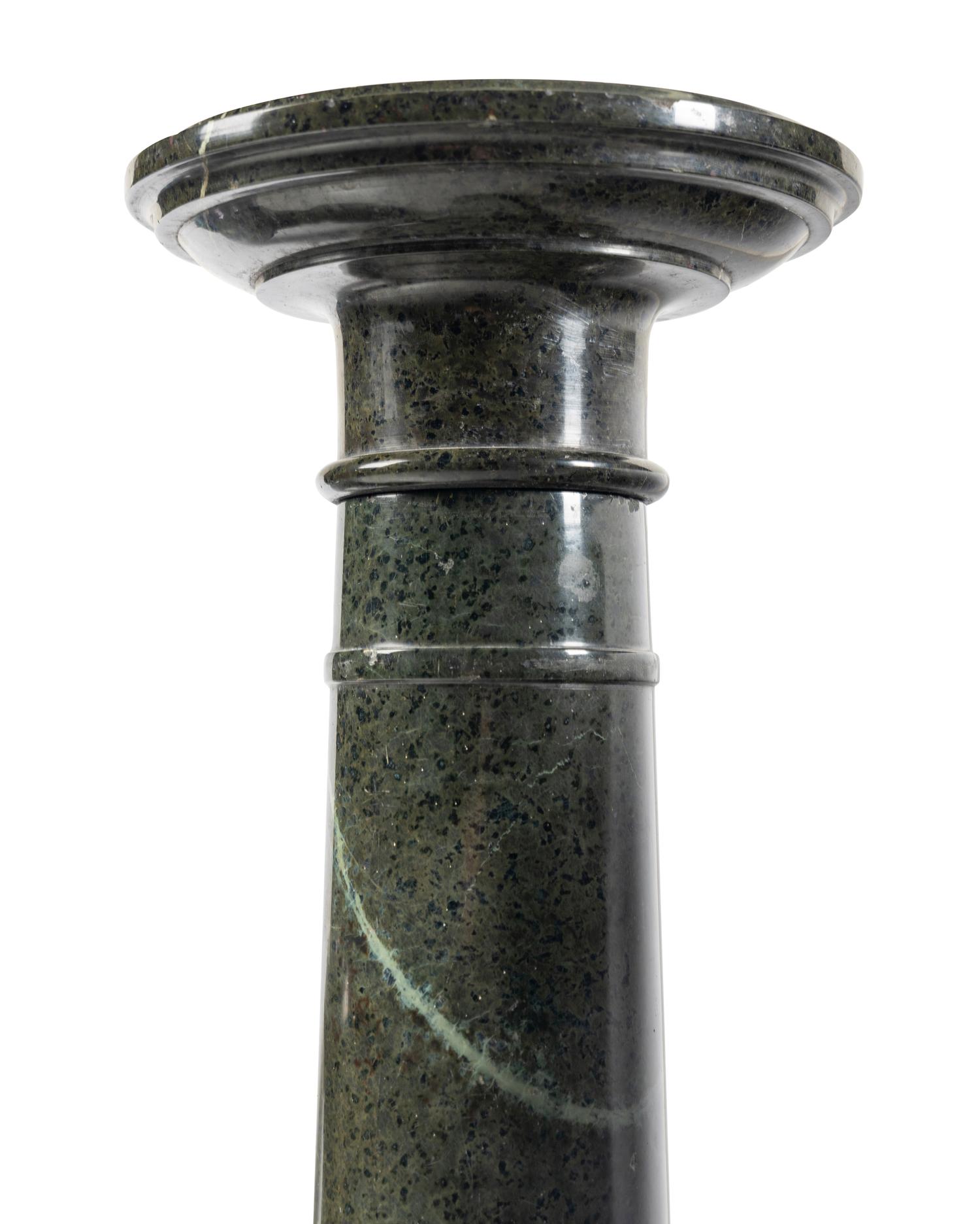 A Continental Marble Pedestal