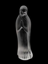 A Lalique Frosted Glass Figure: Madonna — The model designed by Marc Lalique, 1965