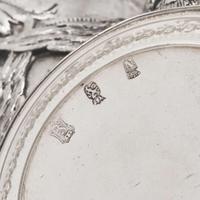 A group of three sterling silver and silver tablewares 19th century