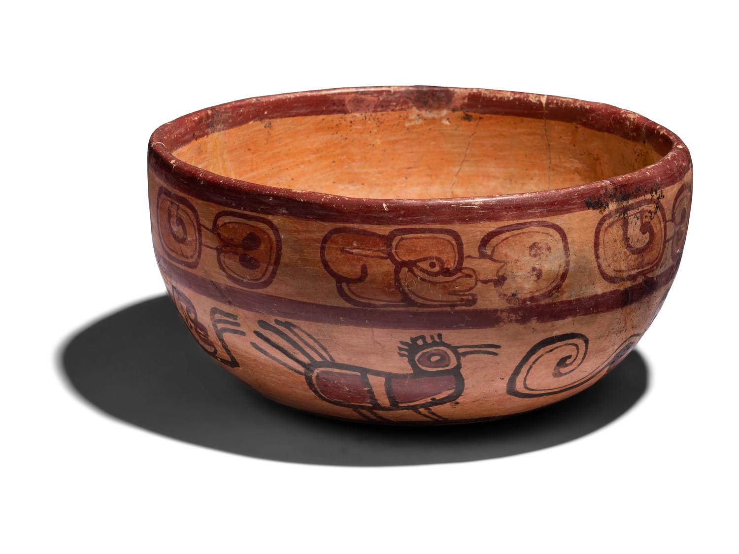 Three Maya Polychrome Bowls
