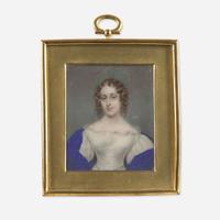 Nathaniel Rogers (1787-1844) Pair of Portrait Miniatures: Henry Lewis Pierson (1807-1893) and Helen Maria Pierson (1807-1845)