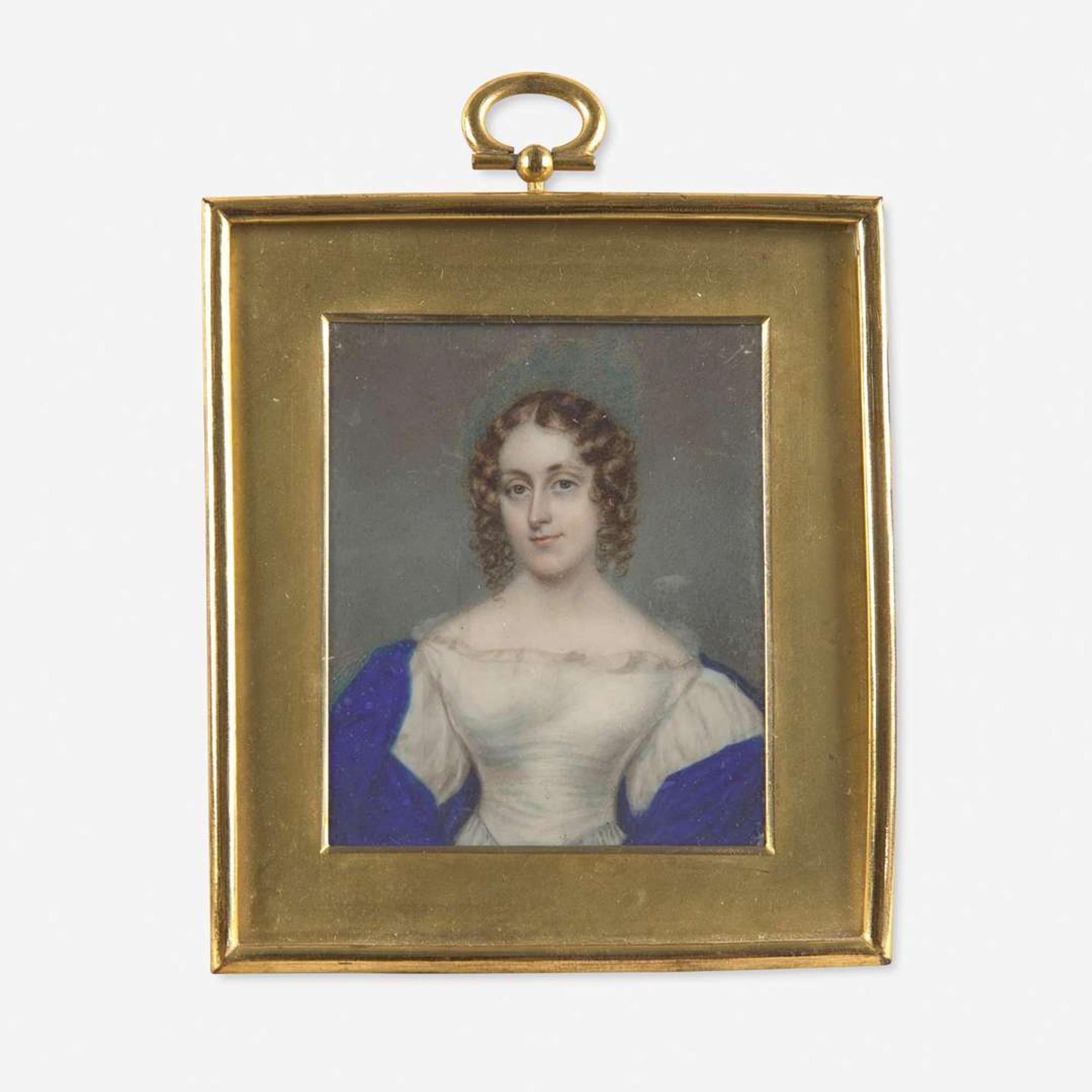 Nathaniel Rogers (1787-1844) Pair of Portrait Miniatures: Henry Lewis Pierson (1807-1893) and Helen Maria Pierson (1807-1845)
