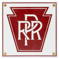 An Enamel Pennsylvania Railroad Plaque