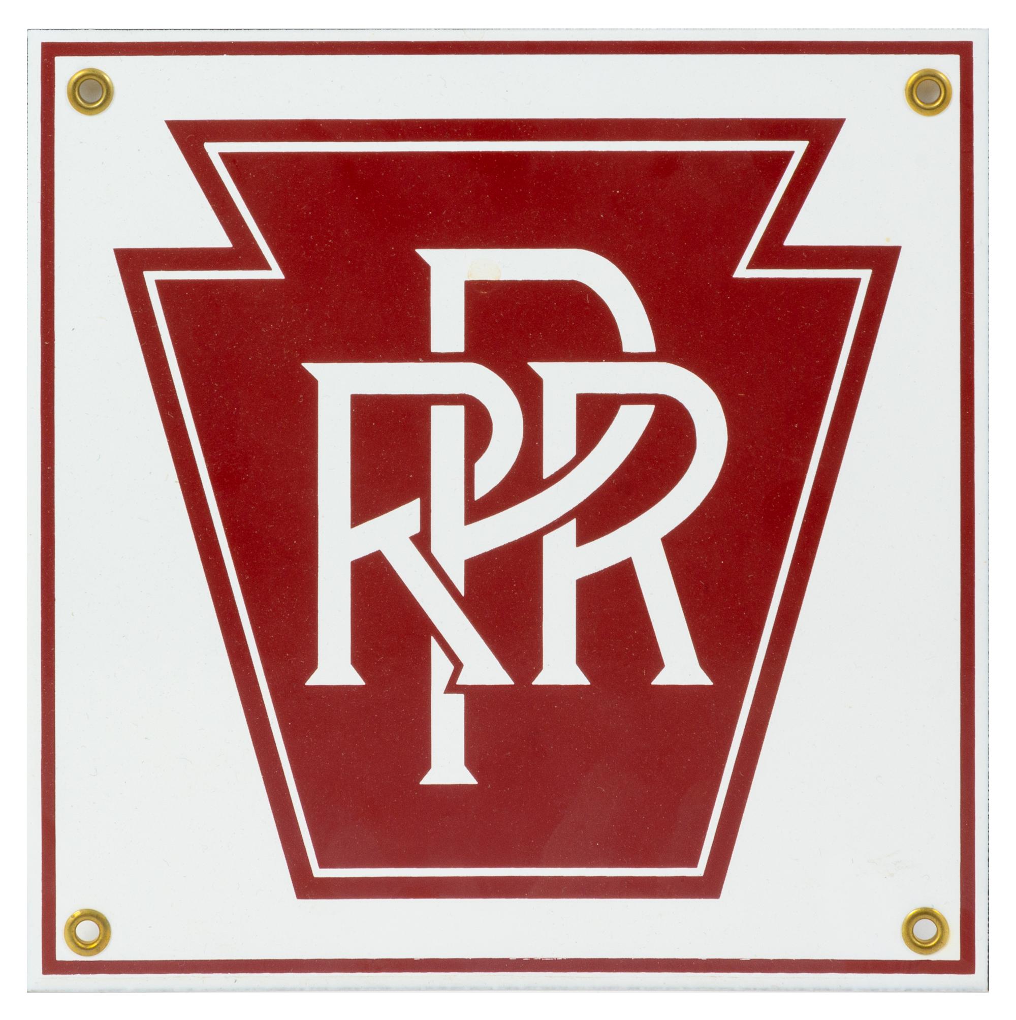 An Enamel Pennsylvania Railroad Plaque