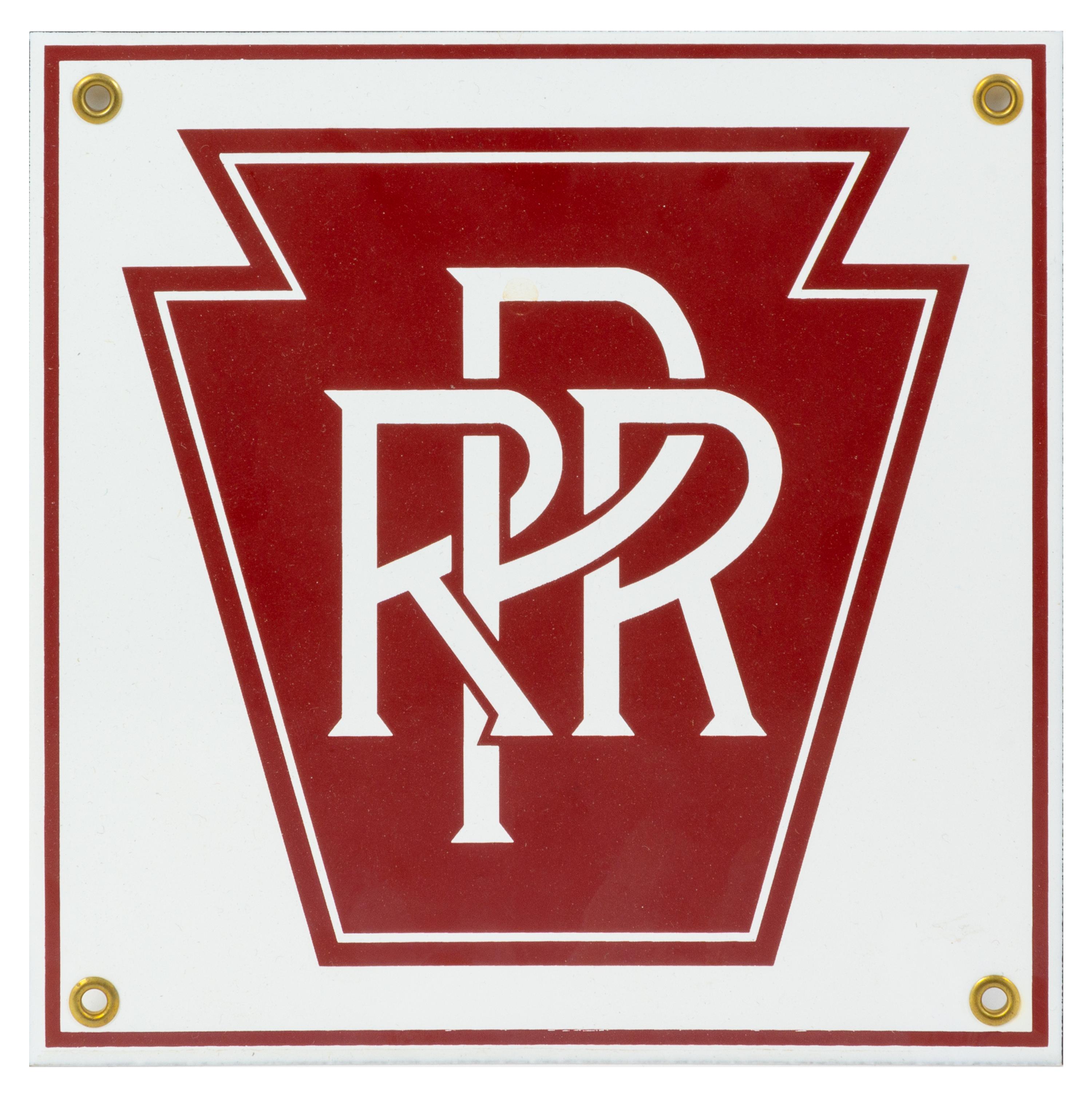 An Enamel Pennsylvania Railroad Plaque