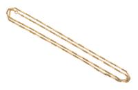 A 15 Karat Yellow Gold Longchain, 42.50 dwts.