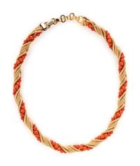 COLLECTION OF YELLOW GOLD, CULTURED PEARL, AND CORAL NECKLACES