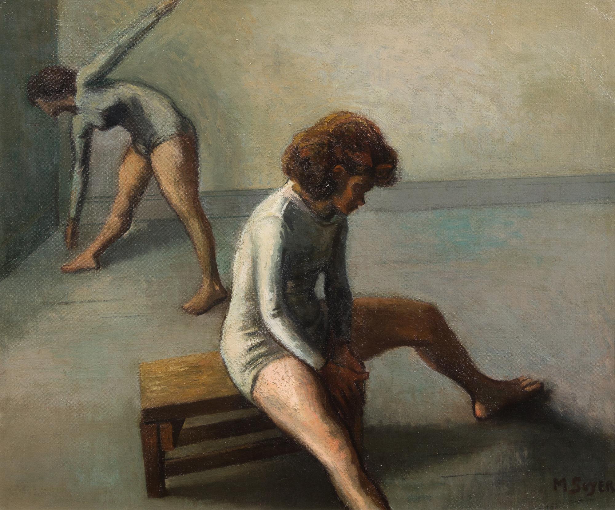 Moses Soyer, (American, 1899–1974), Two Ballerinas