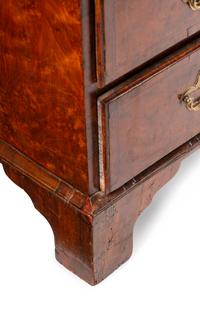 A George II Walnut Slant-Front Desk