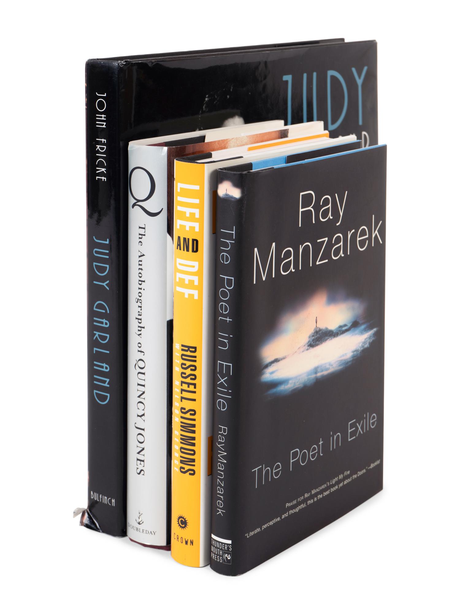 (Celebrity Books) A group of 4 Autographed Musician's books, comprising: