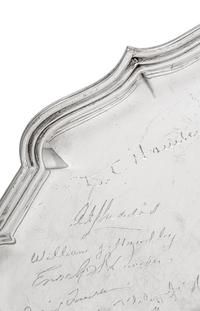 An English Silver Presentation Salver of Ambassadorial Interest