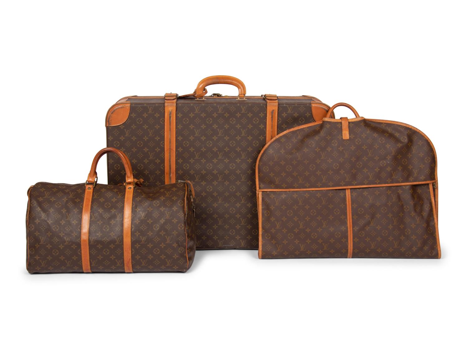 Three Pieces of Louis Vuitton Luggage, 1982-83