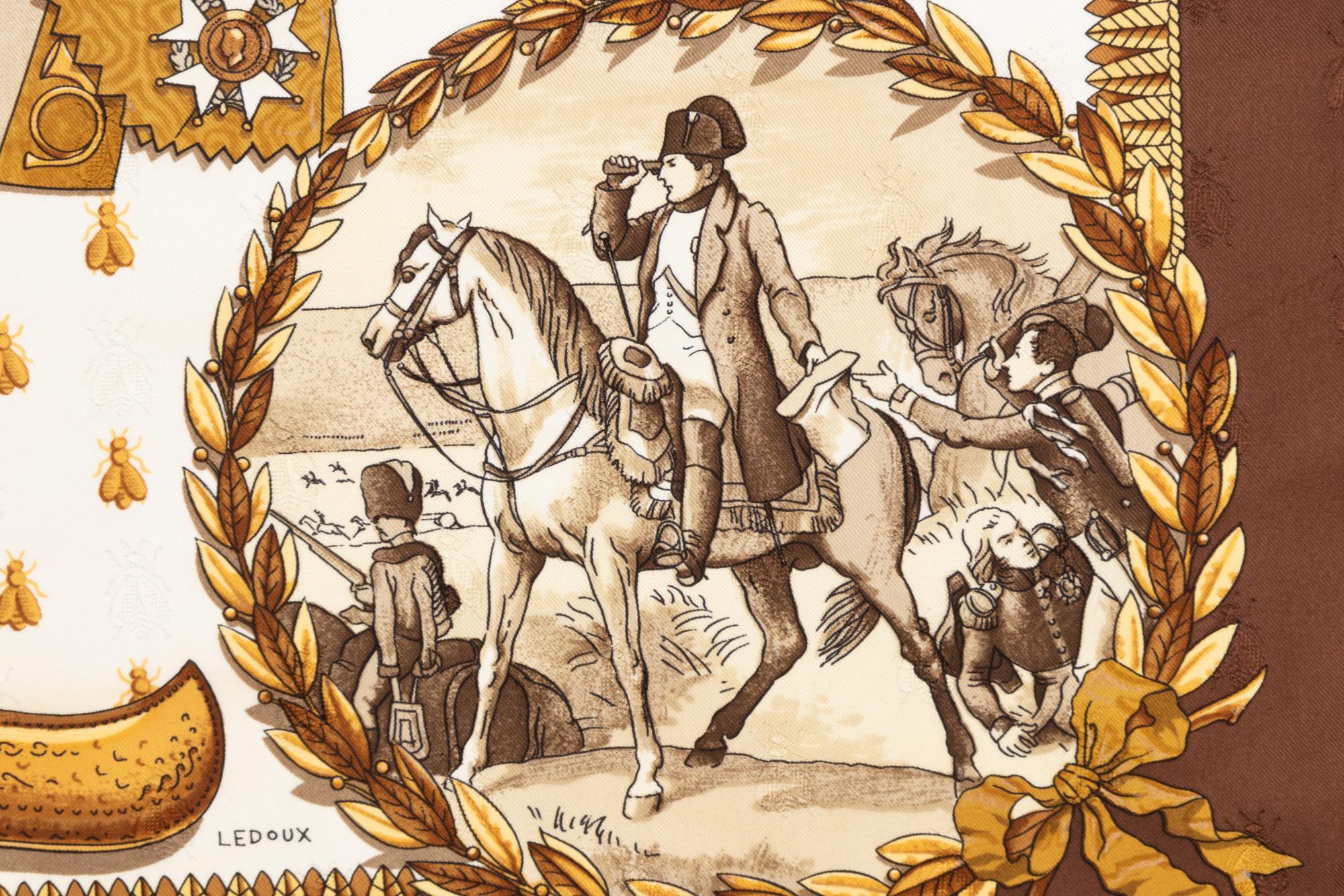 Four Hermès 90cm Silk Scarves