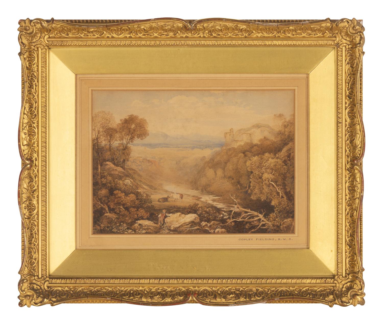 A Group of Three English Watercolors