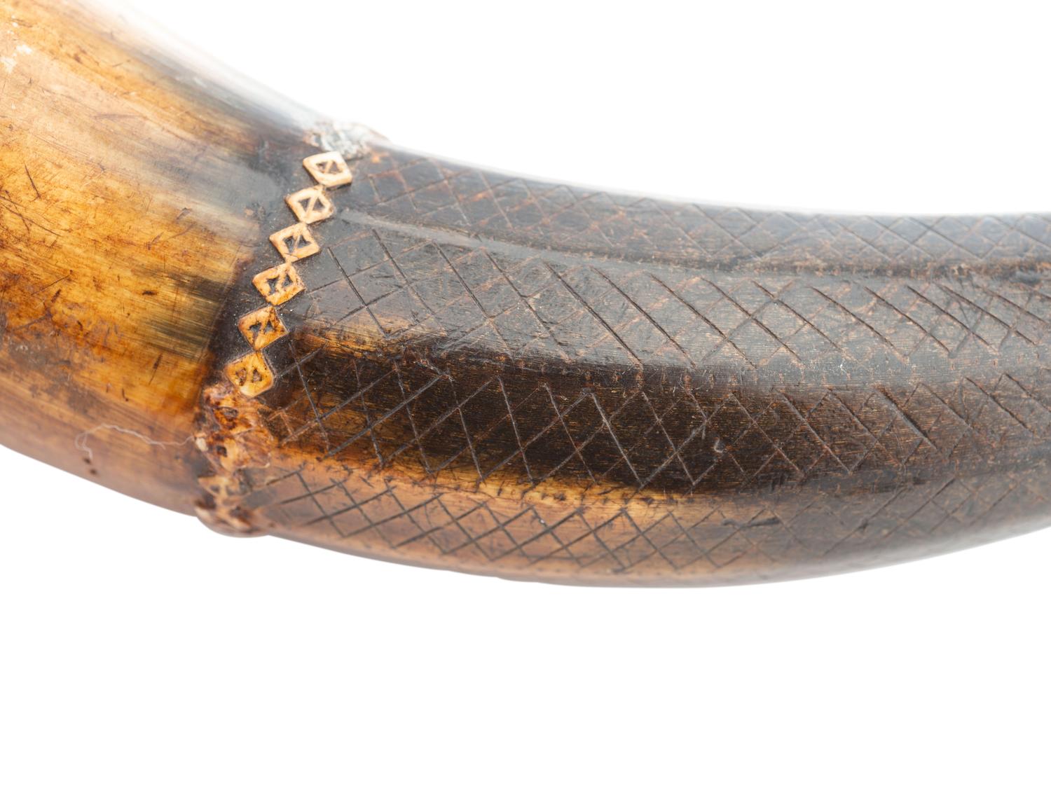 Pair of Early Mexican or Southwestern Powder Horns