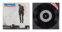 A The Police: Can't Stand Losing You Autographed Album Cover 7 1/4 x 7 1/4 inches.