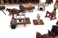A German Farmhouse Toy Set