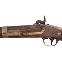 Tack Decorated U.S. Model 1842 Pistol by Aston