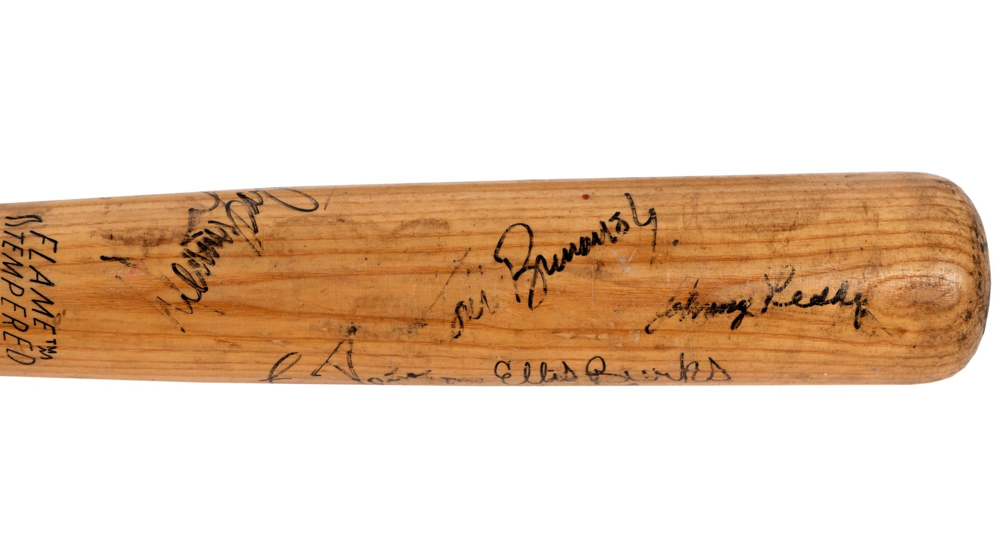 A Large Collection of Vintage Sports Equipment Including Signed Autograph Items,