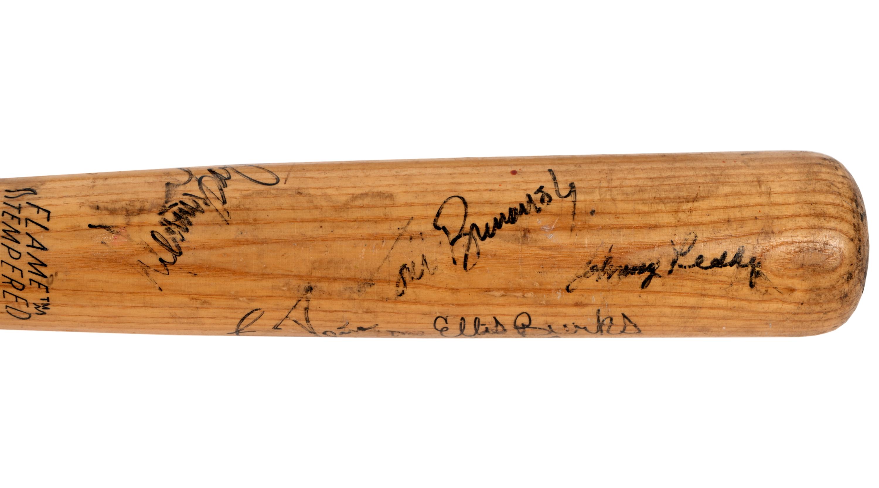 A Large Collection of Vintage Sports Equipment Including Signed Autograph Items,