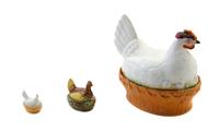 A Continental Porcelain Tureen Width of first 10 1/2 inches.
