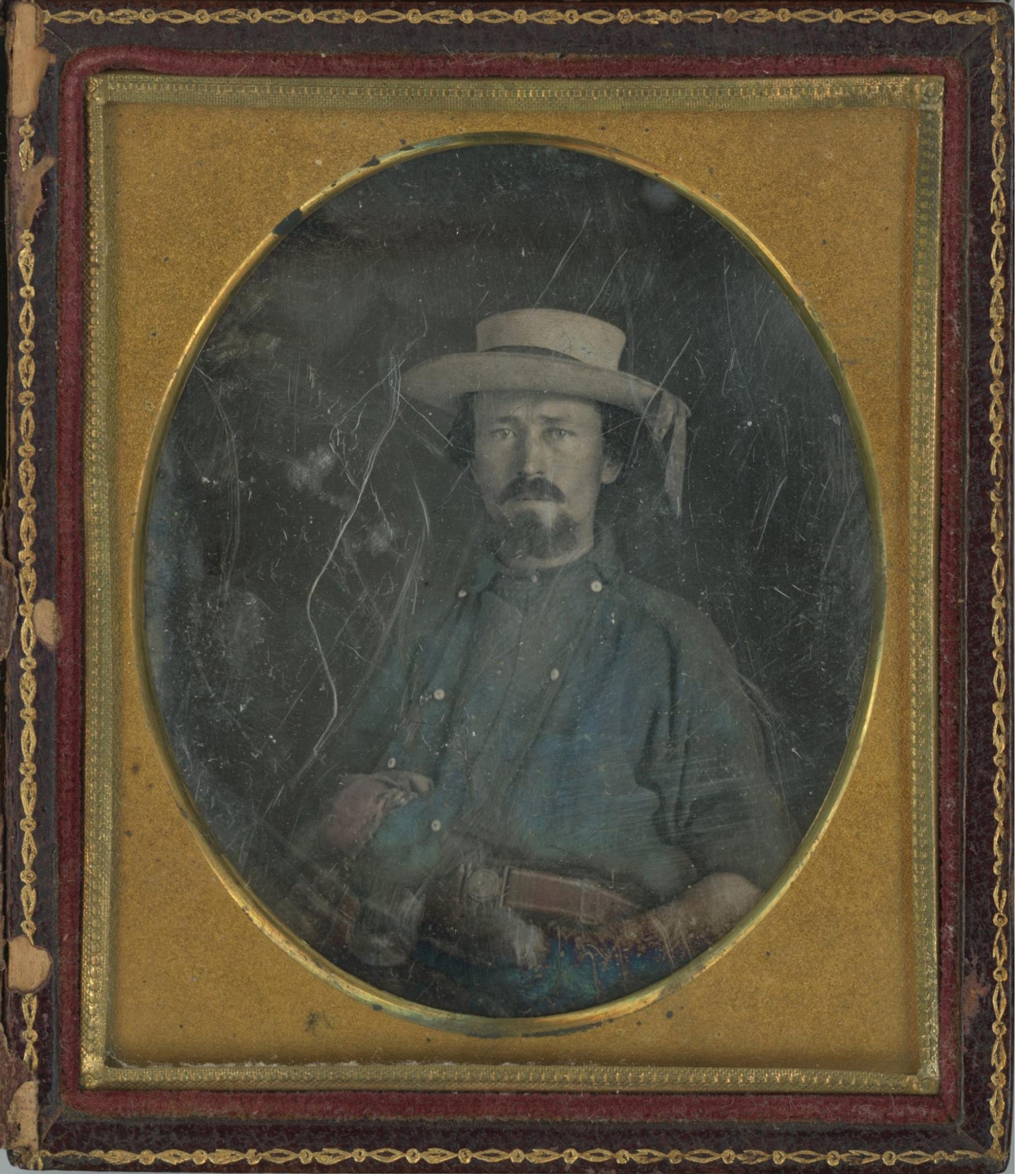[Daguerreotypes] Four Sailors and Goldminers
