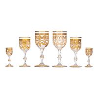 A Saint-Louis Congress Cut Glass Stemware Service
