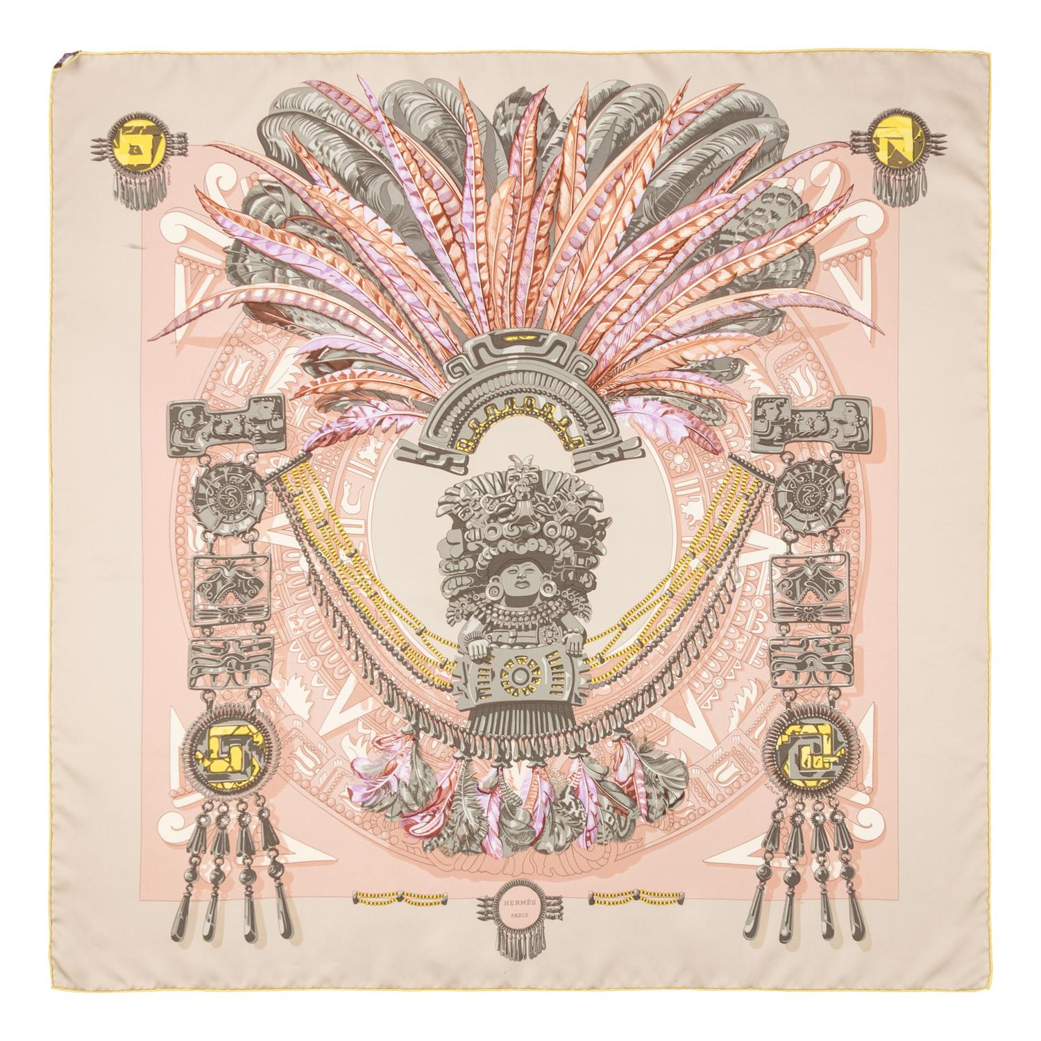 Hermès, Three 90cm Silk Scarves