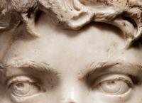 A Roman Marble Portrait Head of the Young Caracalla