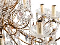 An Italian Beaded Twelve-Light Chandelier